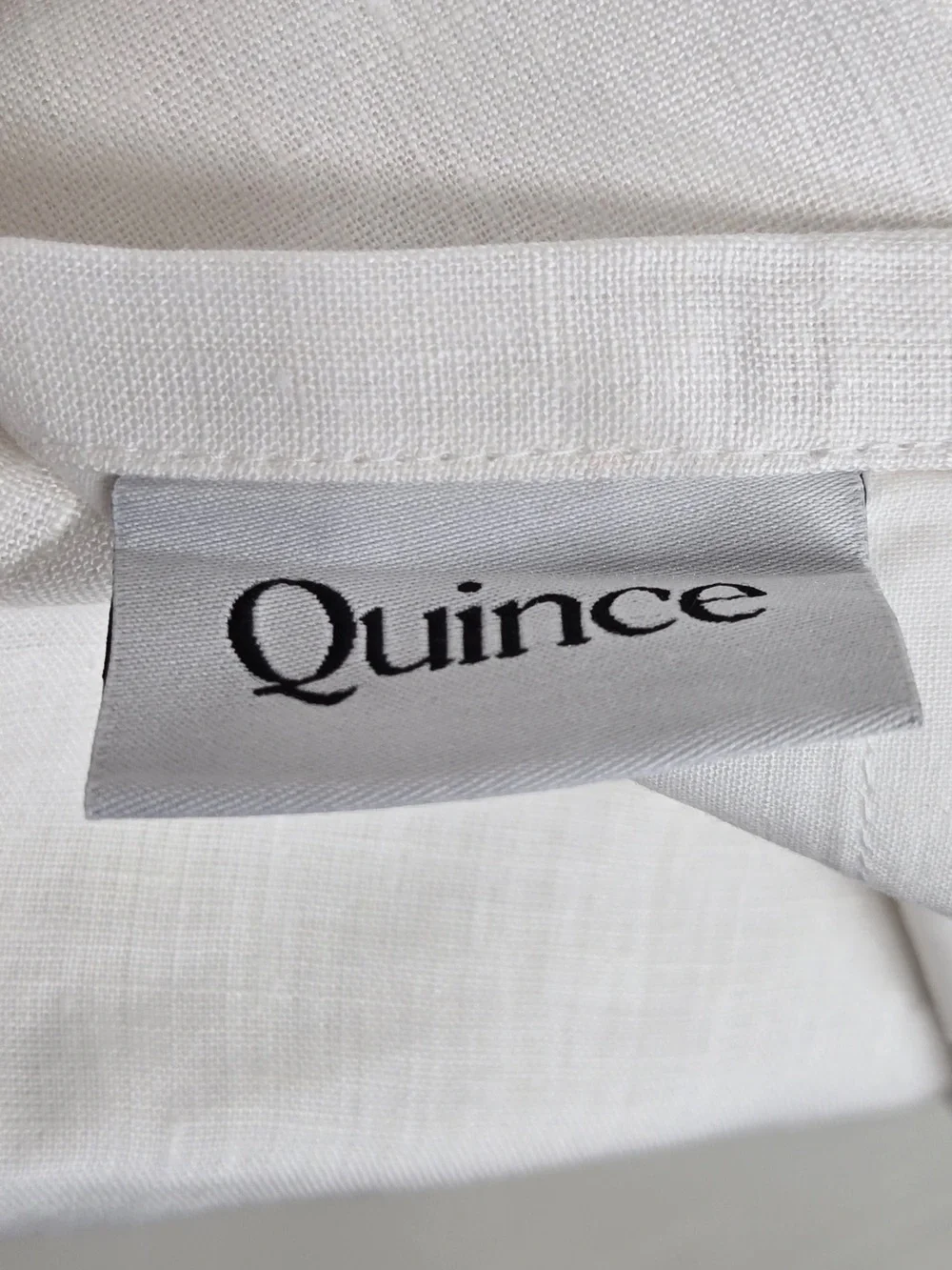 NWT QUINCE Set Of 2 48x96 European Linen Curtains White 9179
